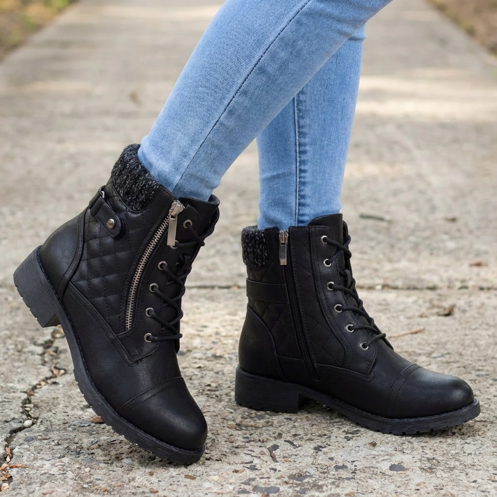 Ancona Women's Leather Ankle Boots product image | Invictora.com
