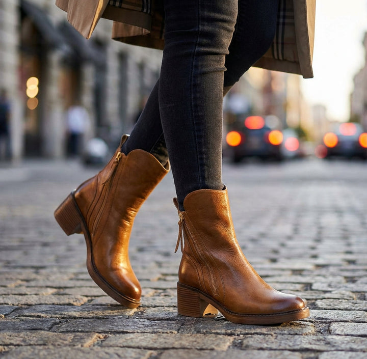 Women's Bellora Leather Boots product image | Invictora.com