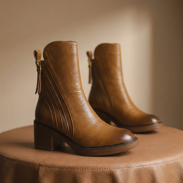 Women's Bellora Leather Boots product image | Invictora.com