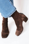 Women's Heeled Ankle Boots - Suede Style product image | Invictora.com
