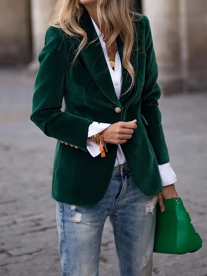 Women's Blazer – Fitted Single-Breasted Tailored