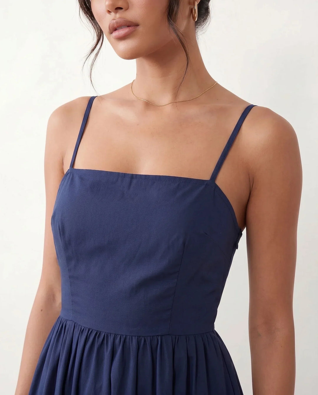 Women's Layla Spaghetti Strap Low Back Midi Dress product image | Invictora.com