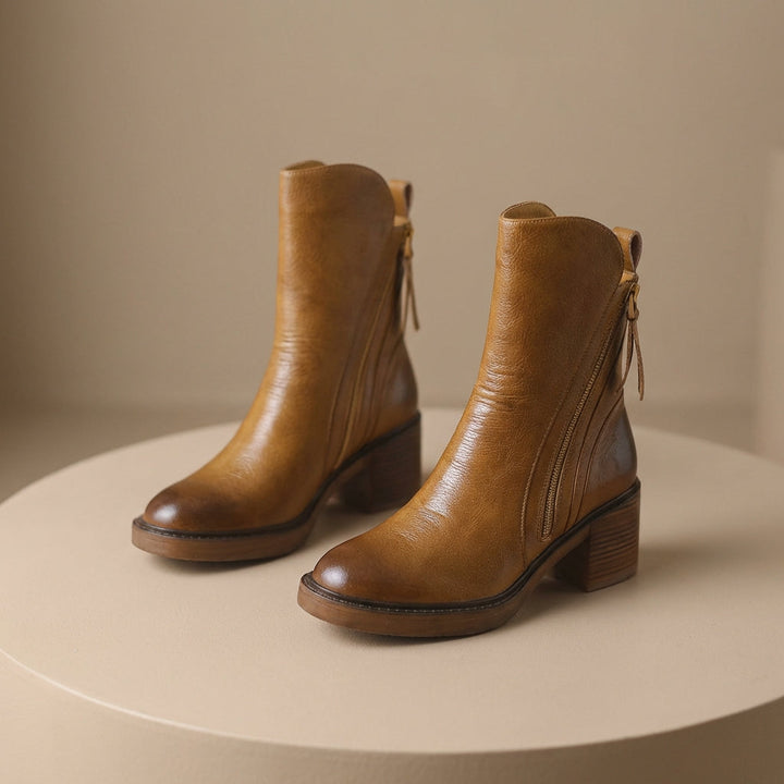 Women's Bellora Leather Boots product image | Invictora.com