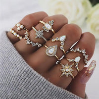 Women's Bohemian Ring Collection