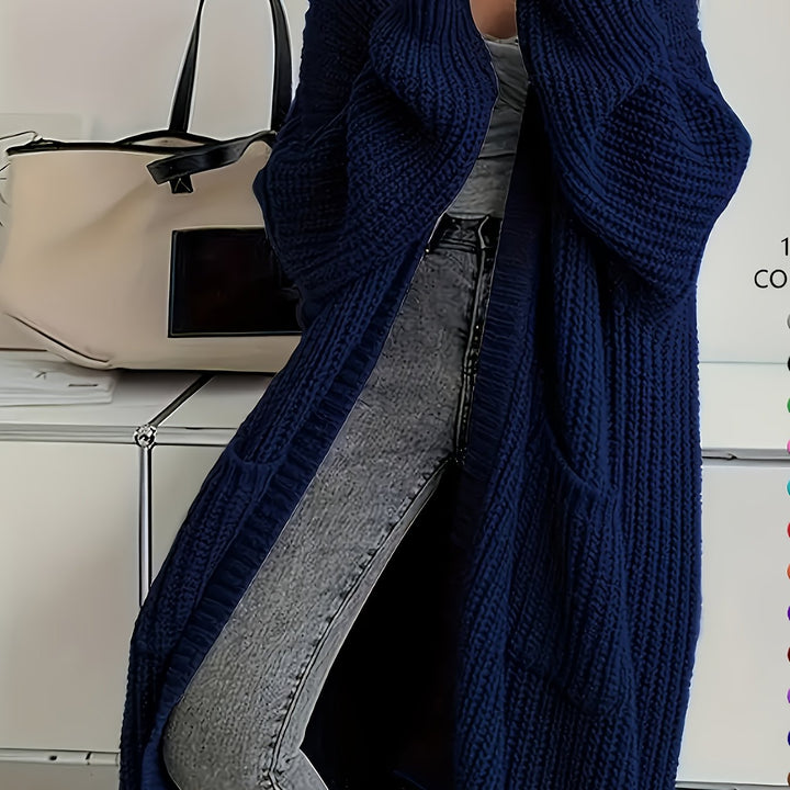 Women's Relaxed V-Neck Button-Up Cardigan