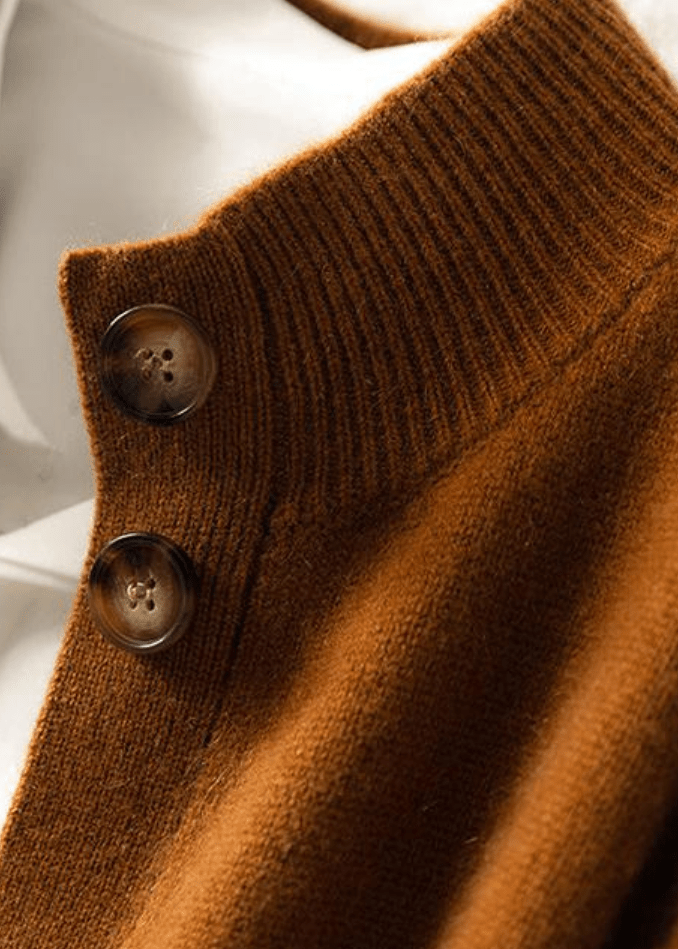 Women's Decorative-Button Cardigan