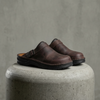 Women's Alden Leather Clogs in Dark Brown | Invictora.com