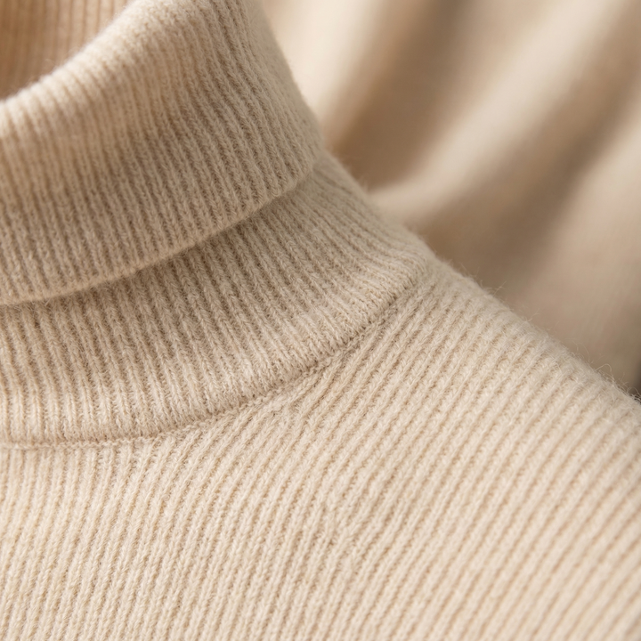 Women's Aria Cashmere Turtleneck | Invictora.com