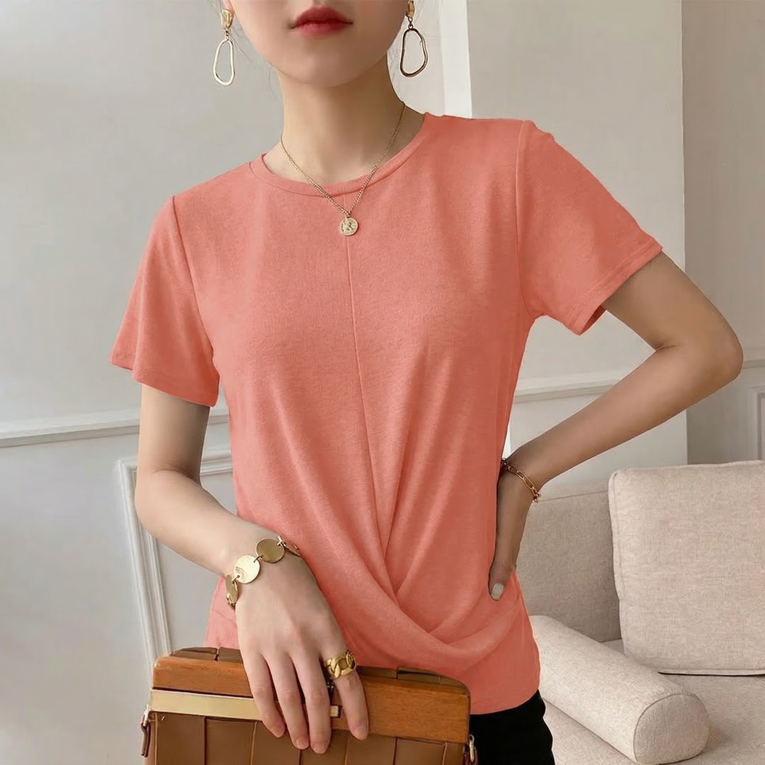 Women's Luna Cotton Twist Tee | Invictora.com