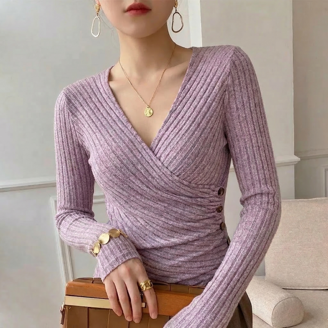 Women's Barbara Viscose Wrap Top | Invictora.com