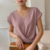 Women's Clara Heart Neckline Tee | Invictora.com