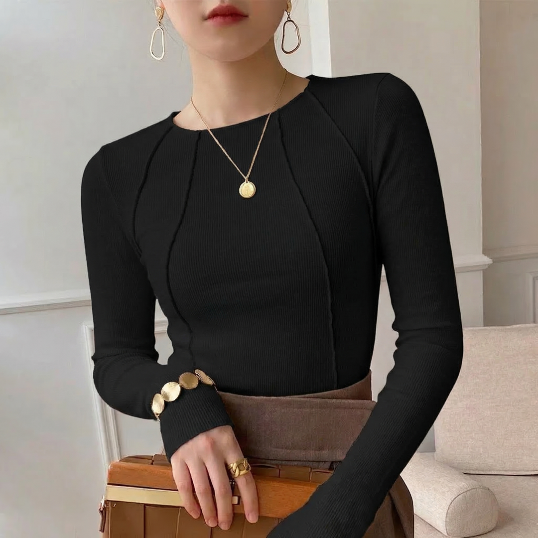 Women's Bronte Ribbed Top | Invictora.com