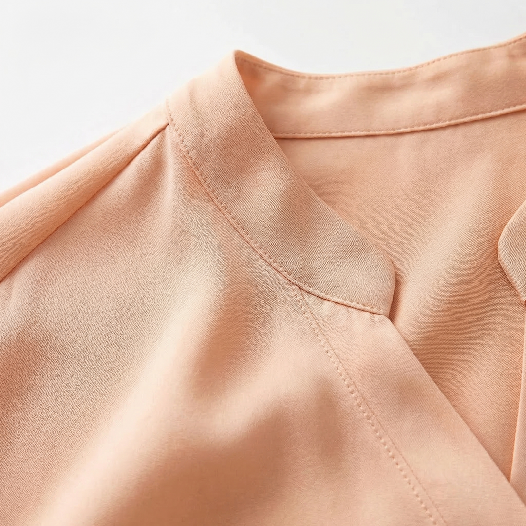 Women's Becca Silk Blouse in Orange | Invictora.com
