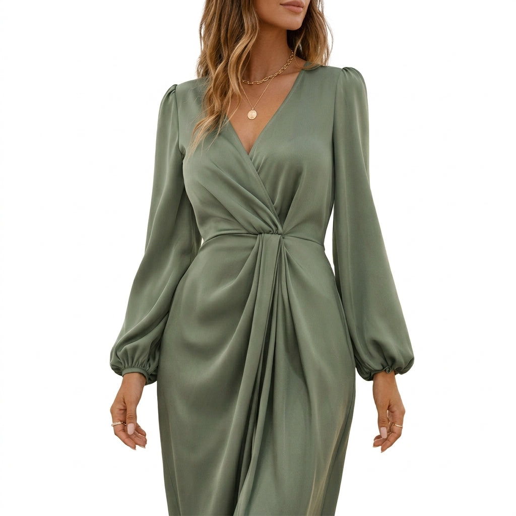 Women's Arabella Midi Dress in Royal Blue | Invictora.com
