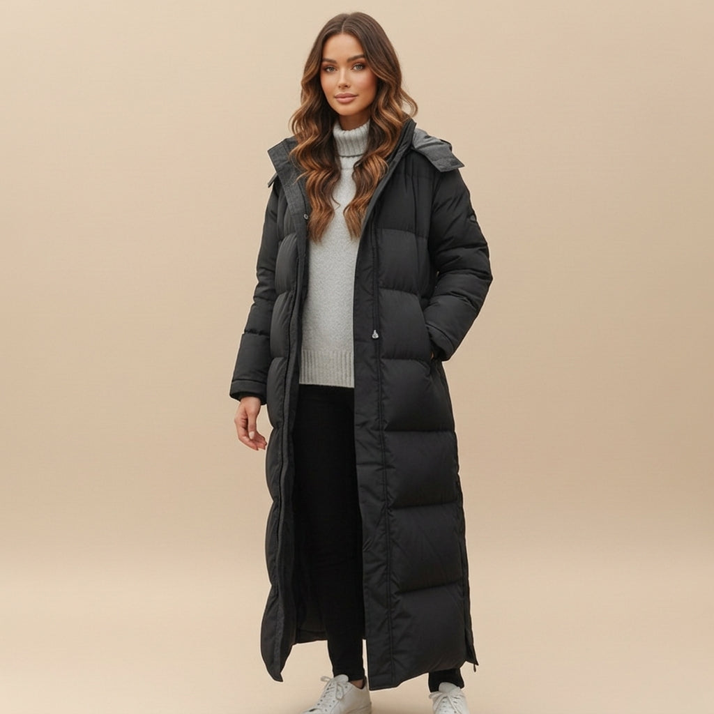 Women's Frida Down Puffer in White | Invictora.com