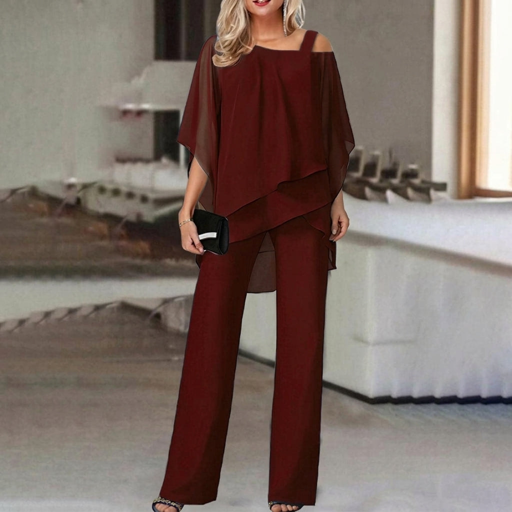 Women's Elvessa Asymmetric Top Set | Invictora.com