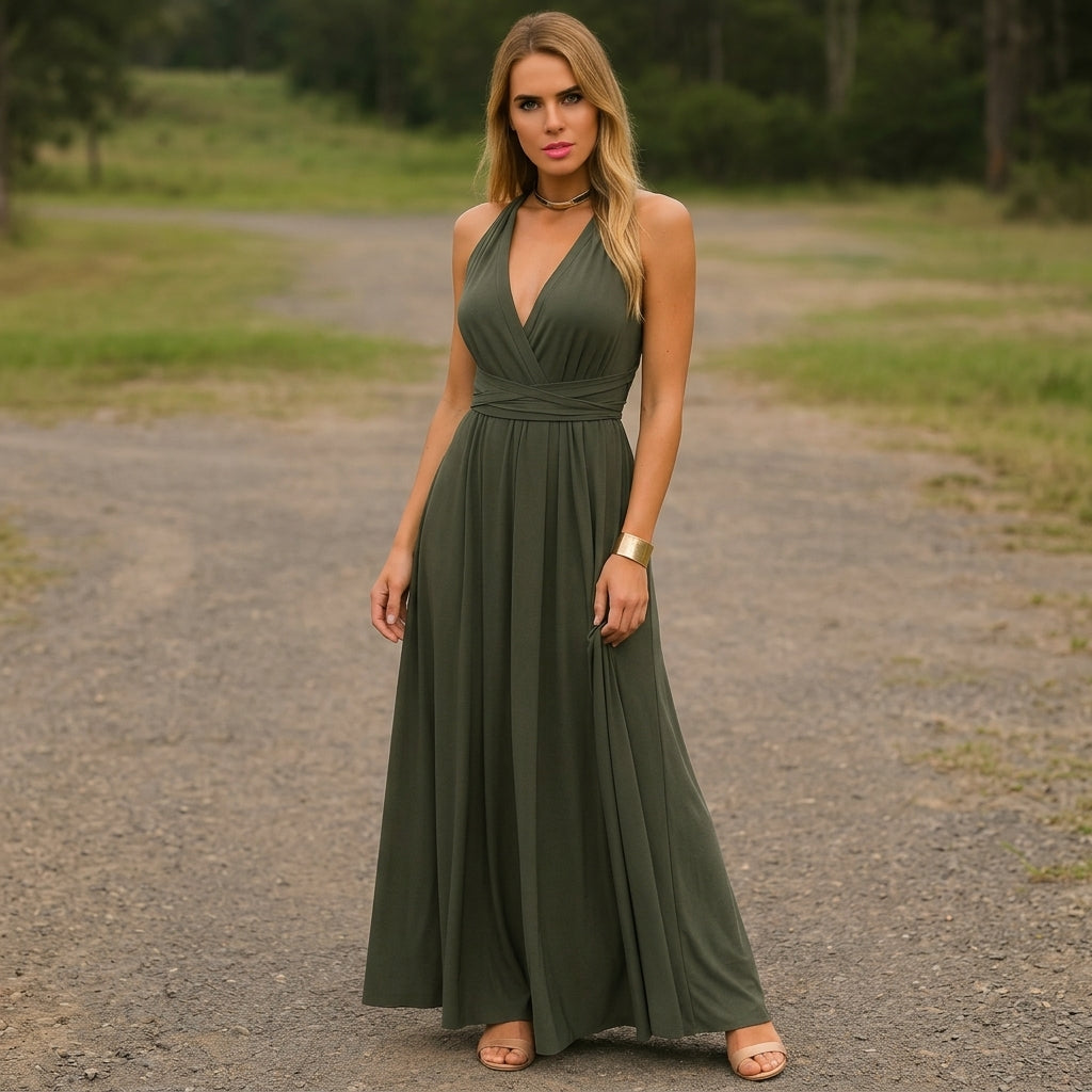 Women's Elmirae Flowing Maxi Dress product image | Invictora.com