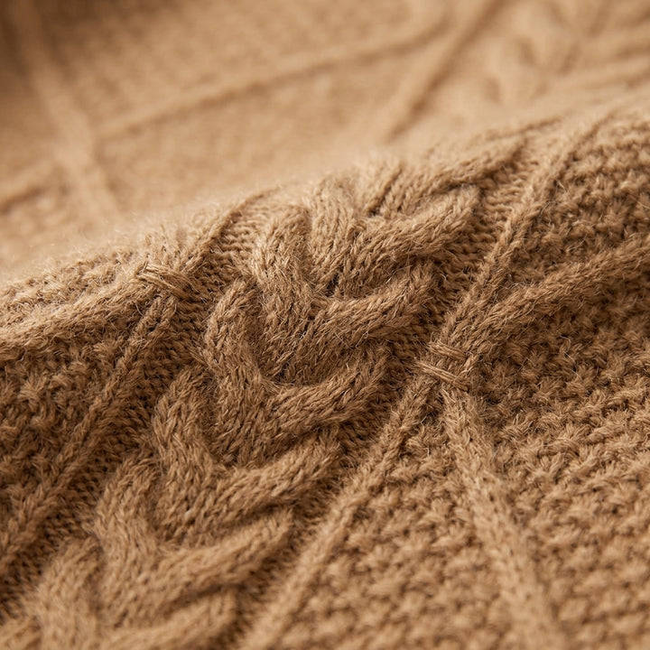 Women's Kiara Cashmere Sweater in Brown | Invictora.com