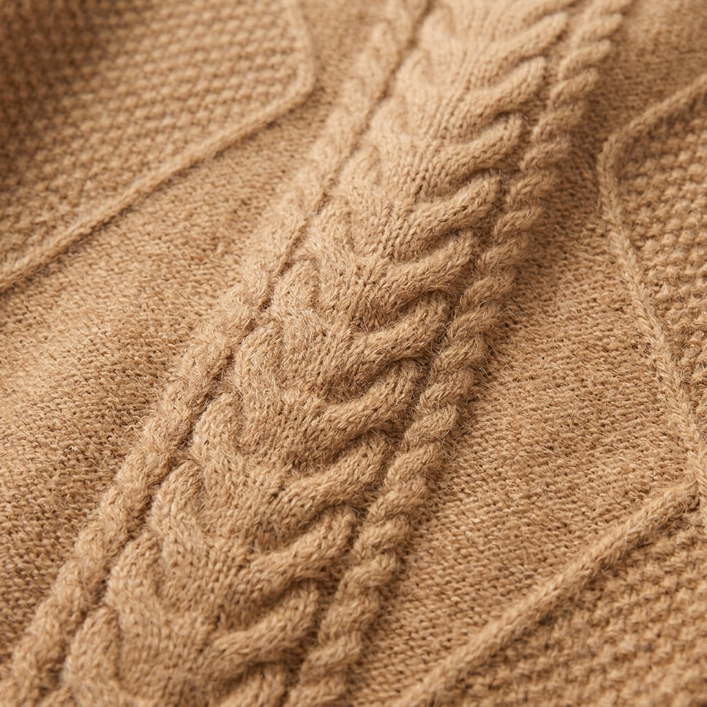 Women's Kiara Cashmere Sweater in Brown | Invictora.com