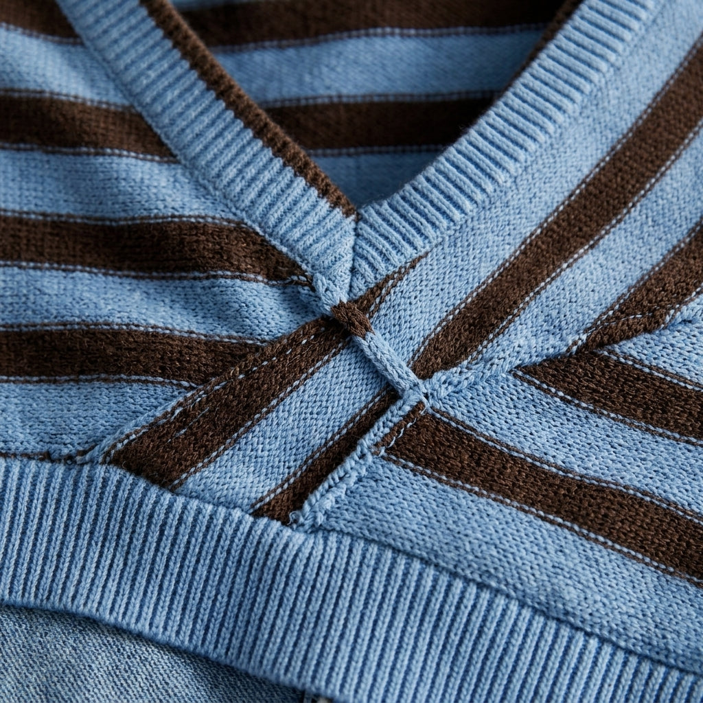 Women's Brooklyn Merino Pullover in Blue | Invictora.com