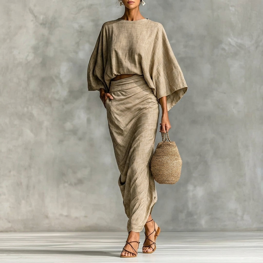 Women's Holly Cotton Skirt Set | Invictora.com