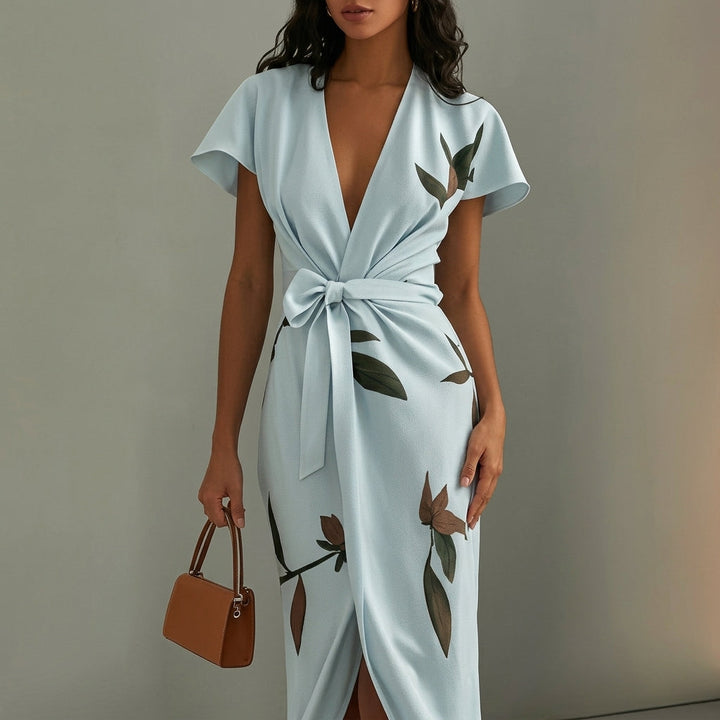 Women's Inaya Silk Wrap Dress product image | Invictora.com