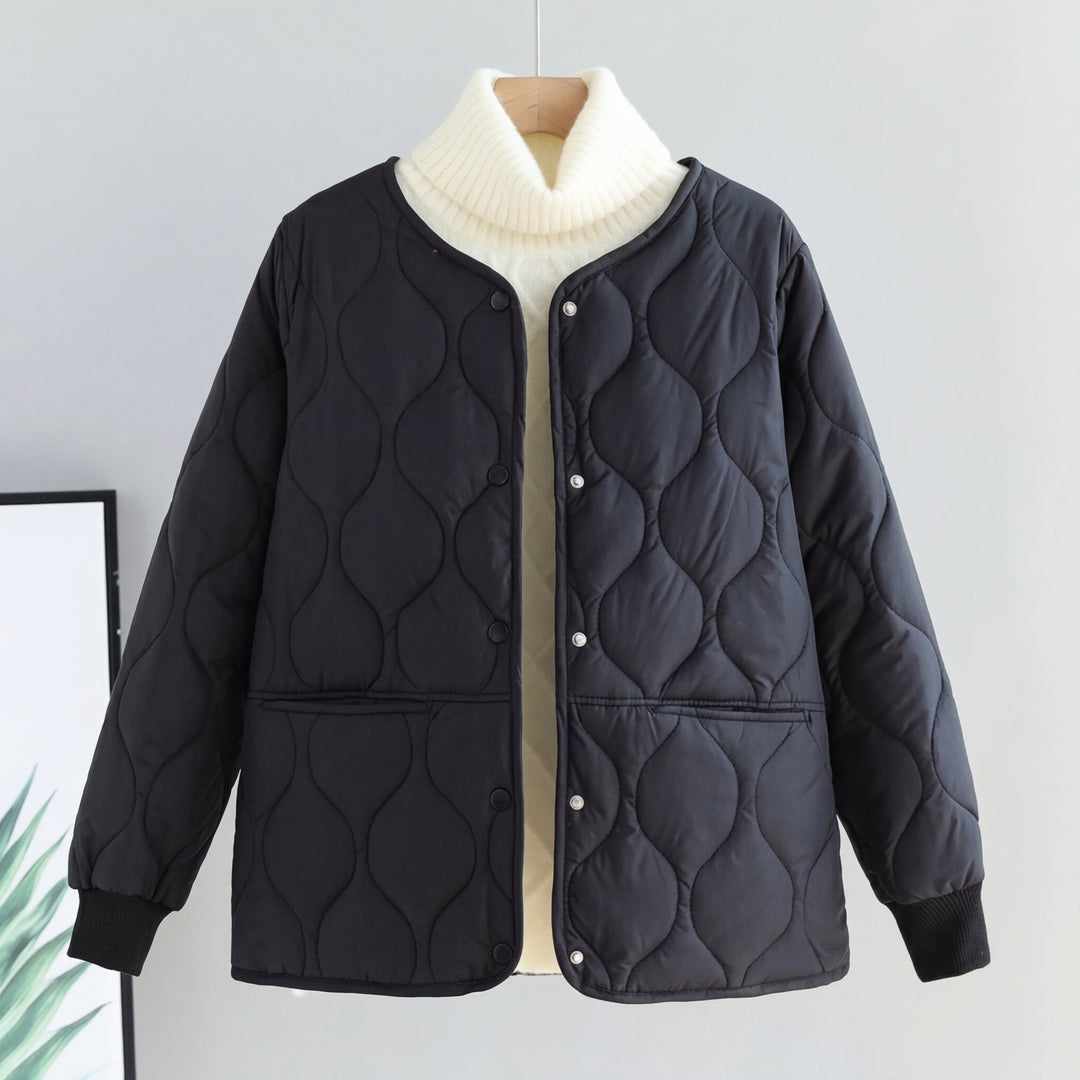 Women's Aurelius Cotton-Padded Parka in White | Invictora.com