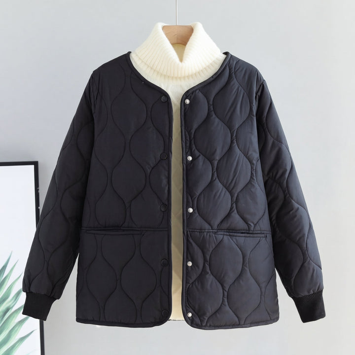 Women's Aurelius Cotton-Padded Parka in White | Invictora.com