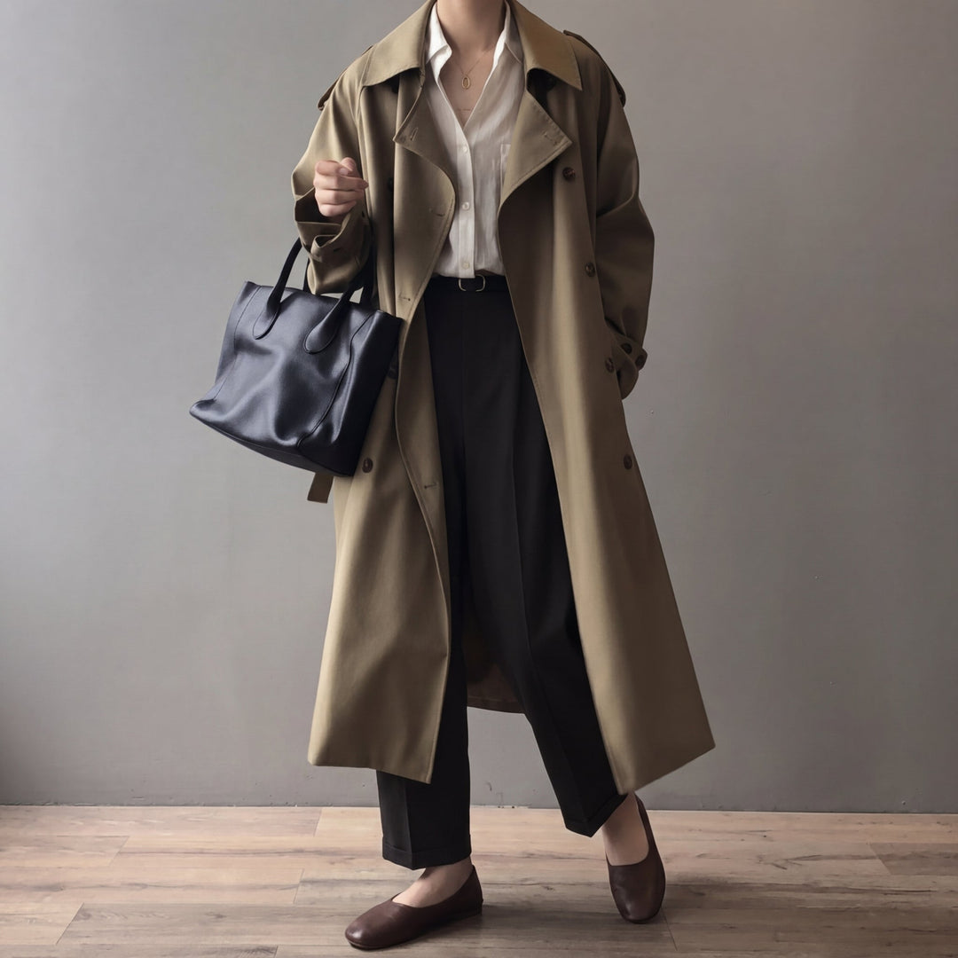 Women's Seoul Gabardine Trench | Invictora.com