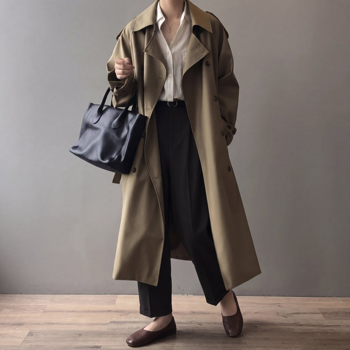 Women's Seoul Gabardine Trench | Invictora.com