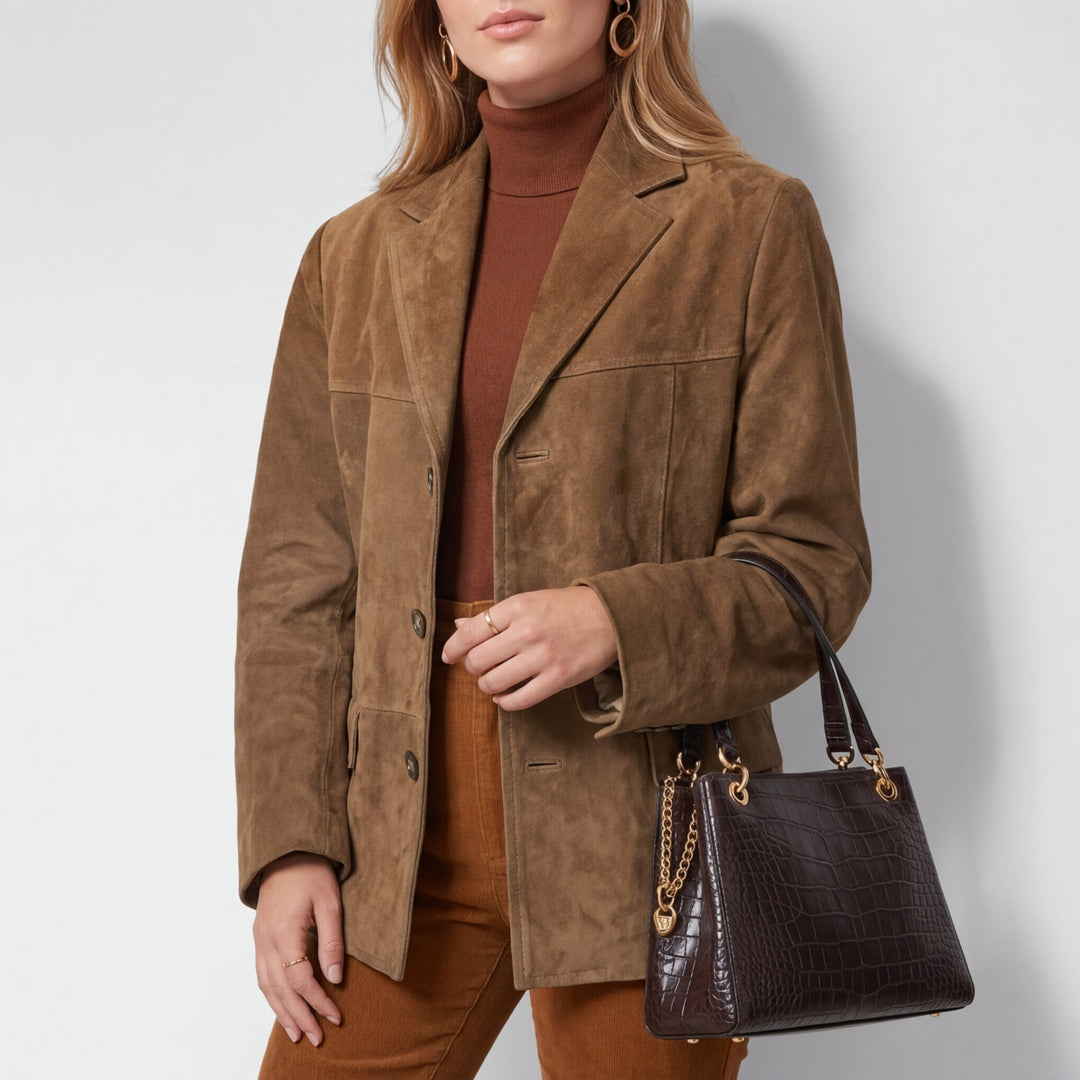 Women's Avery Wool Blend Overcoat | Invictora.com