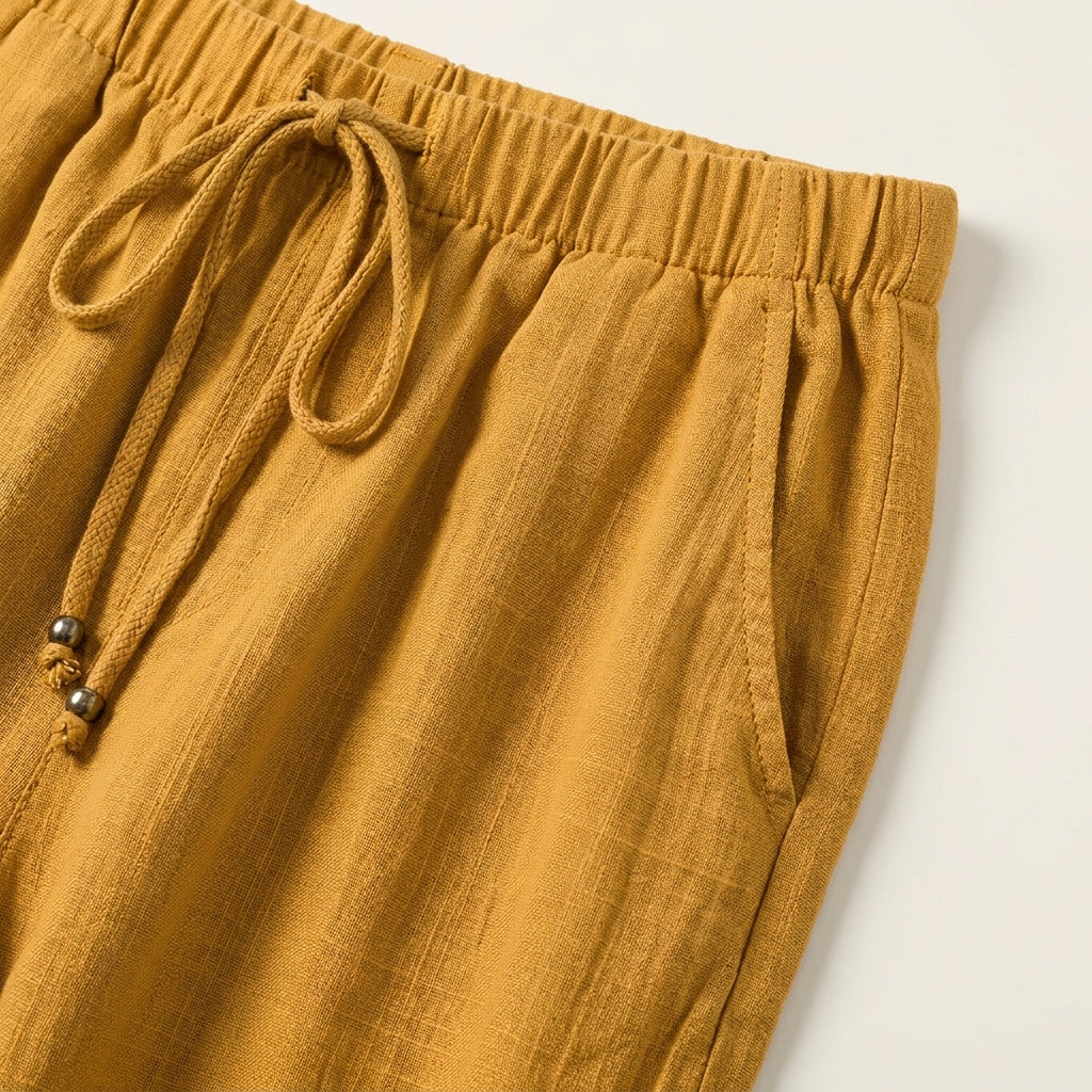Women's Elara Linen Pants | Invictora.com