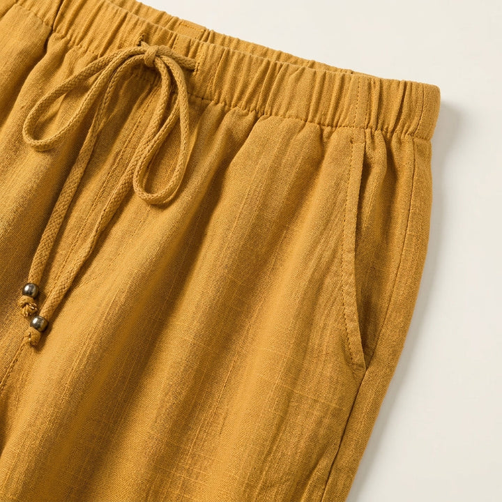 Women's Elara Linen Pants | Invictora.com