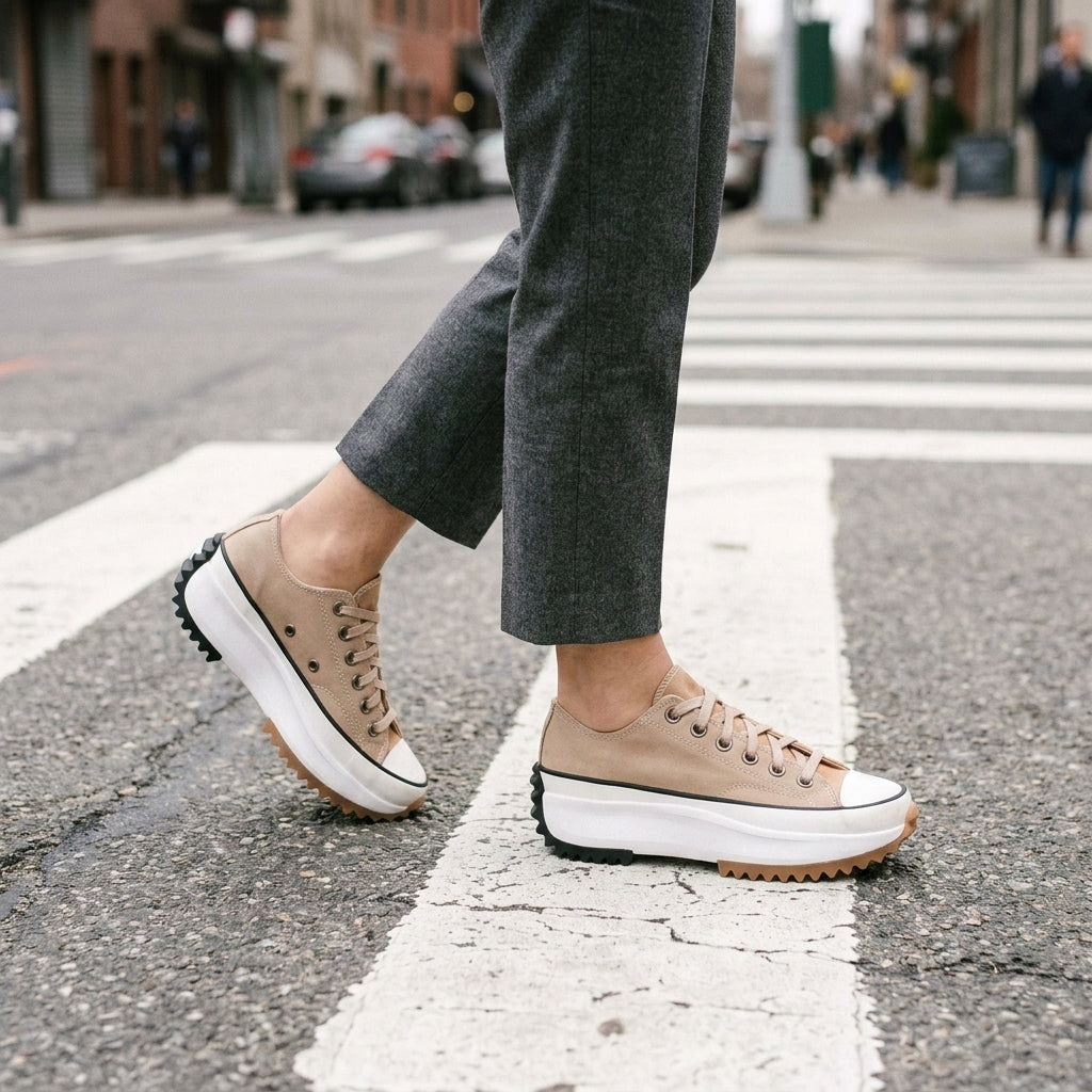Women's Magnolia Orthopedic Sneakers in Brown | Invictora.com