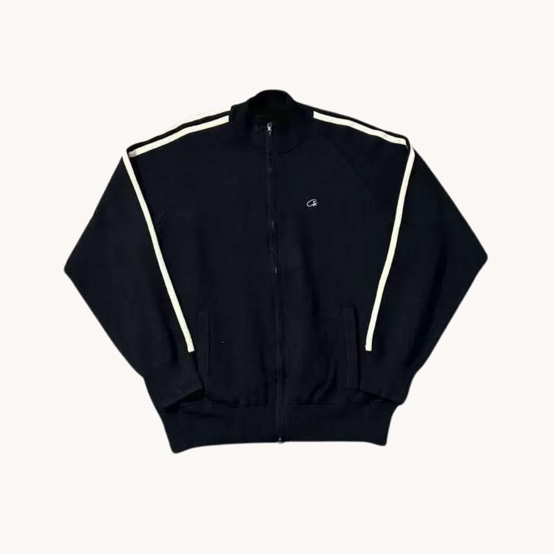 Two-Way Zip Knit Cardigan