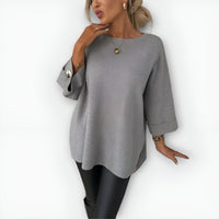 Women's Jumper – Oversized Wide-Sleeve Knit
