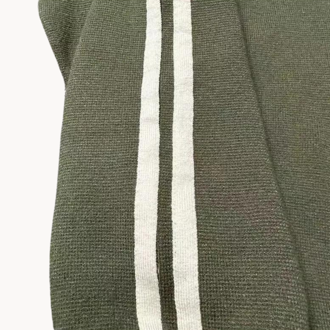 Two-Way Zip Knit Cardigan