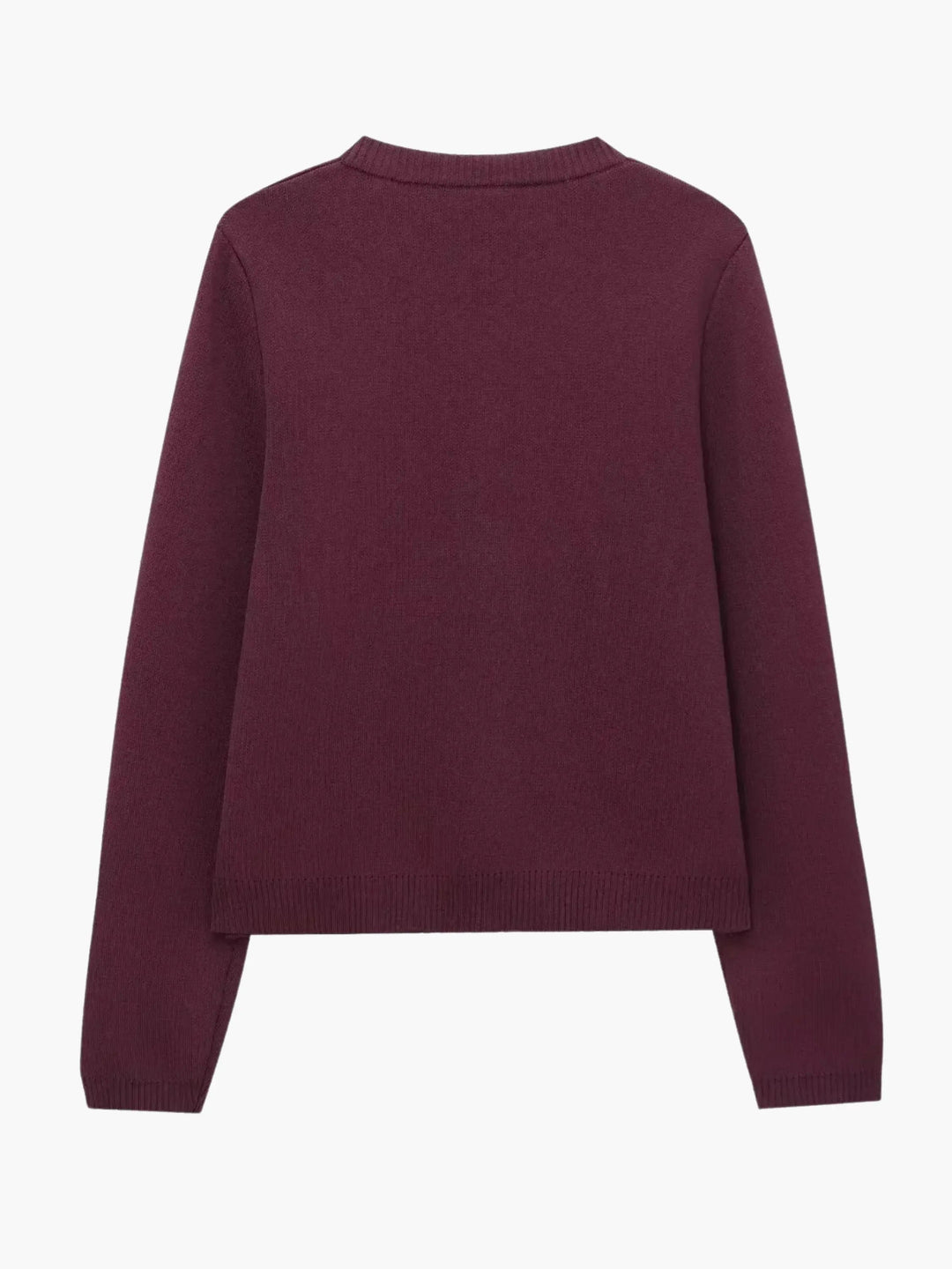 Women's Cardigan – Structured Knit Gold Buttons