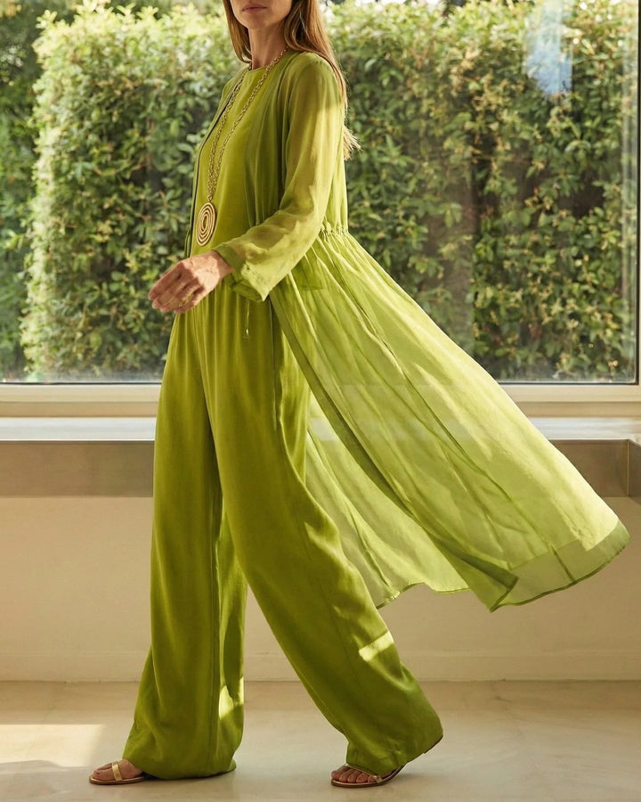 Women's Three-Piece Layered Cardigan Outfit Set