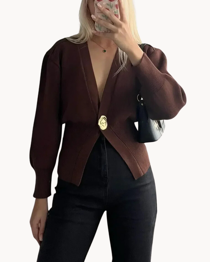 Women's Light-Stretch Button-Up Cardigan