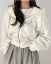 Women's Hoodie – Lightweight Relaxed Fit Zip-Up