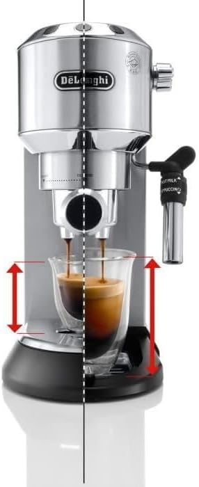 DELONGHI EC685.M Dedica Style Classic Espresso Coffee Machine - Stainless Steel