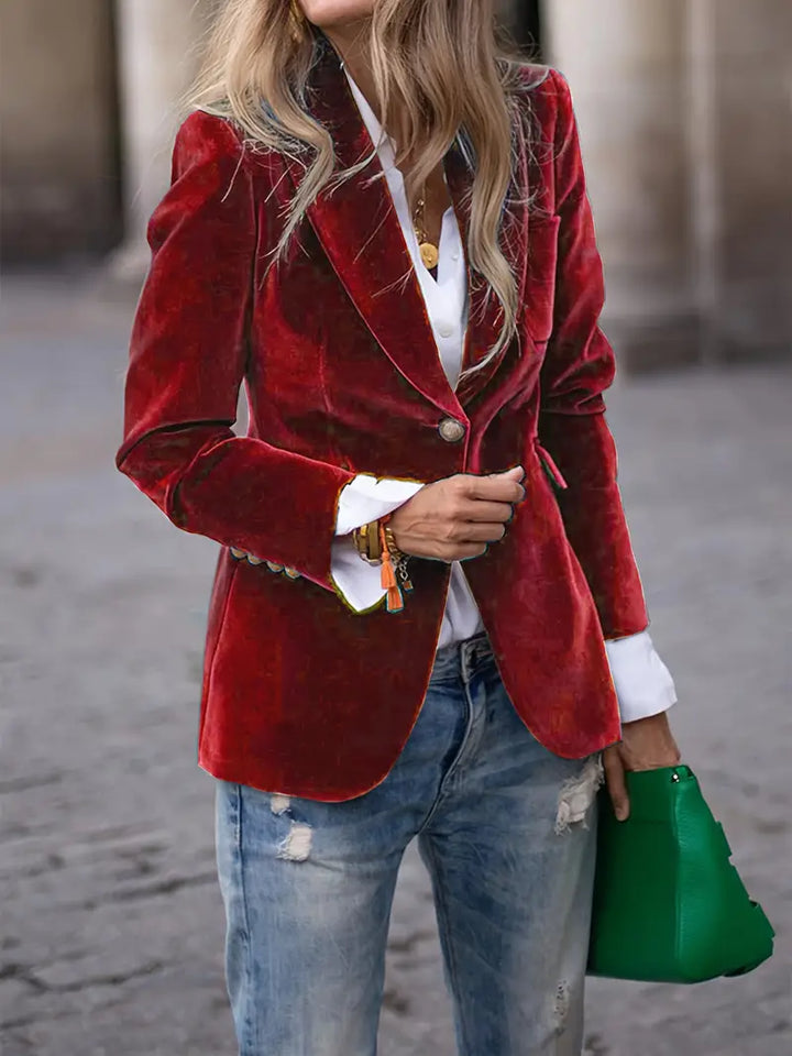 Women's Blazer – Fitted Single-Breasted Tailored