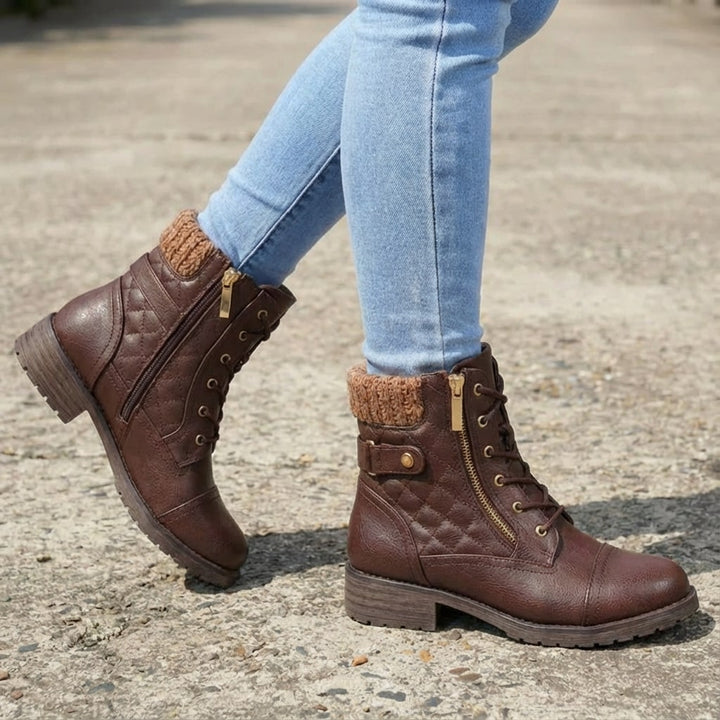 Ancona Women's Leather Ankle Boots product image | Invictora.com