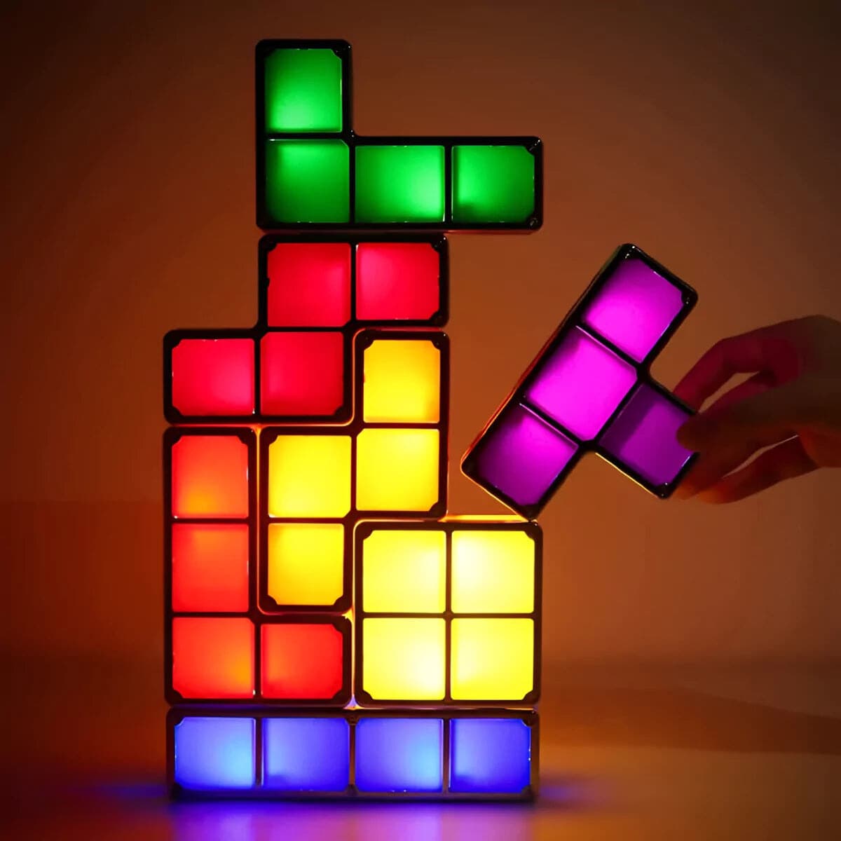 Lampe Tetris - Empilez, éclairez, impressionnez !