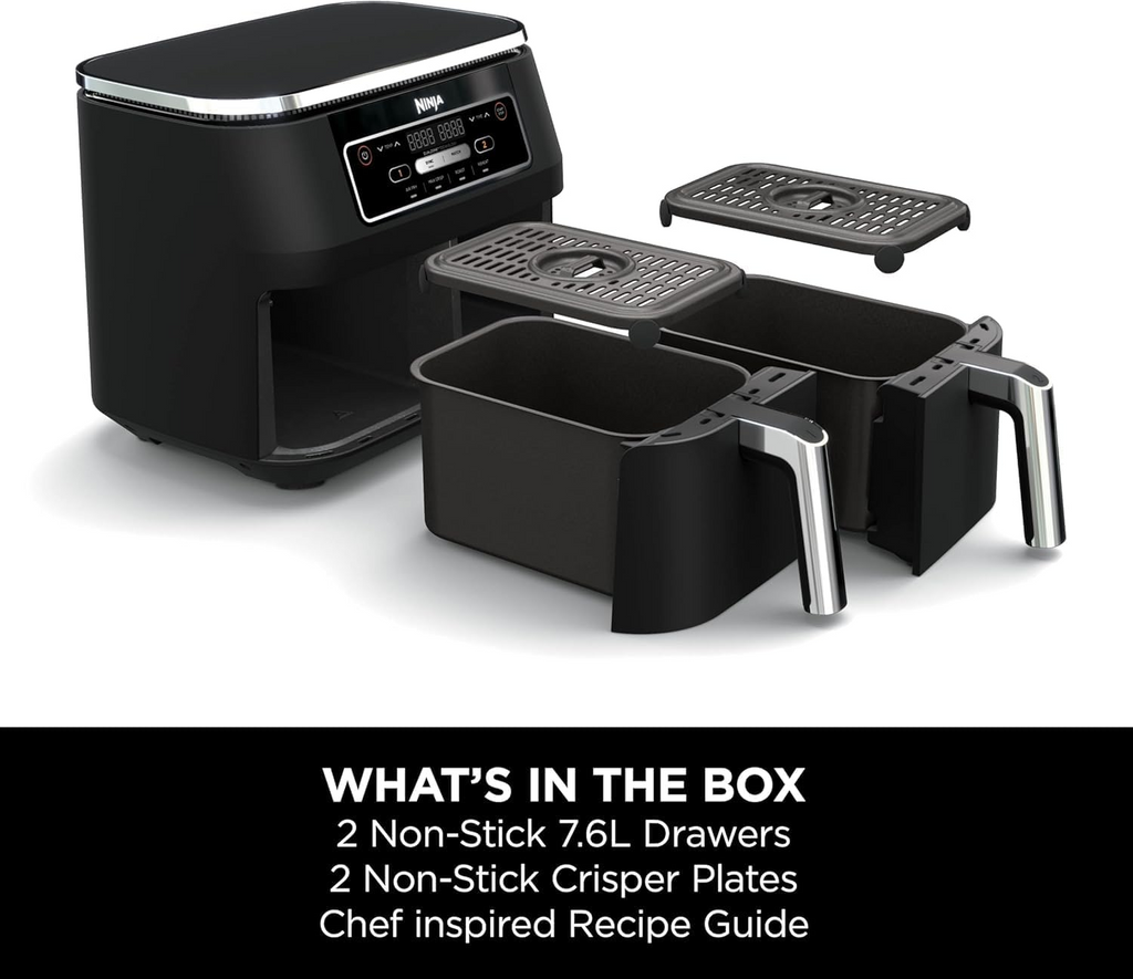 Ninja Foodi 4-in-1 Dual Zone Air Fryer 7.6L AF200UK