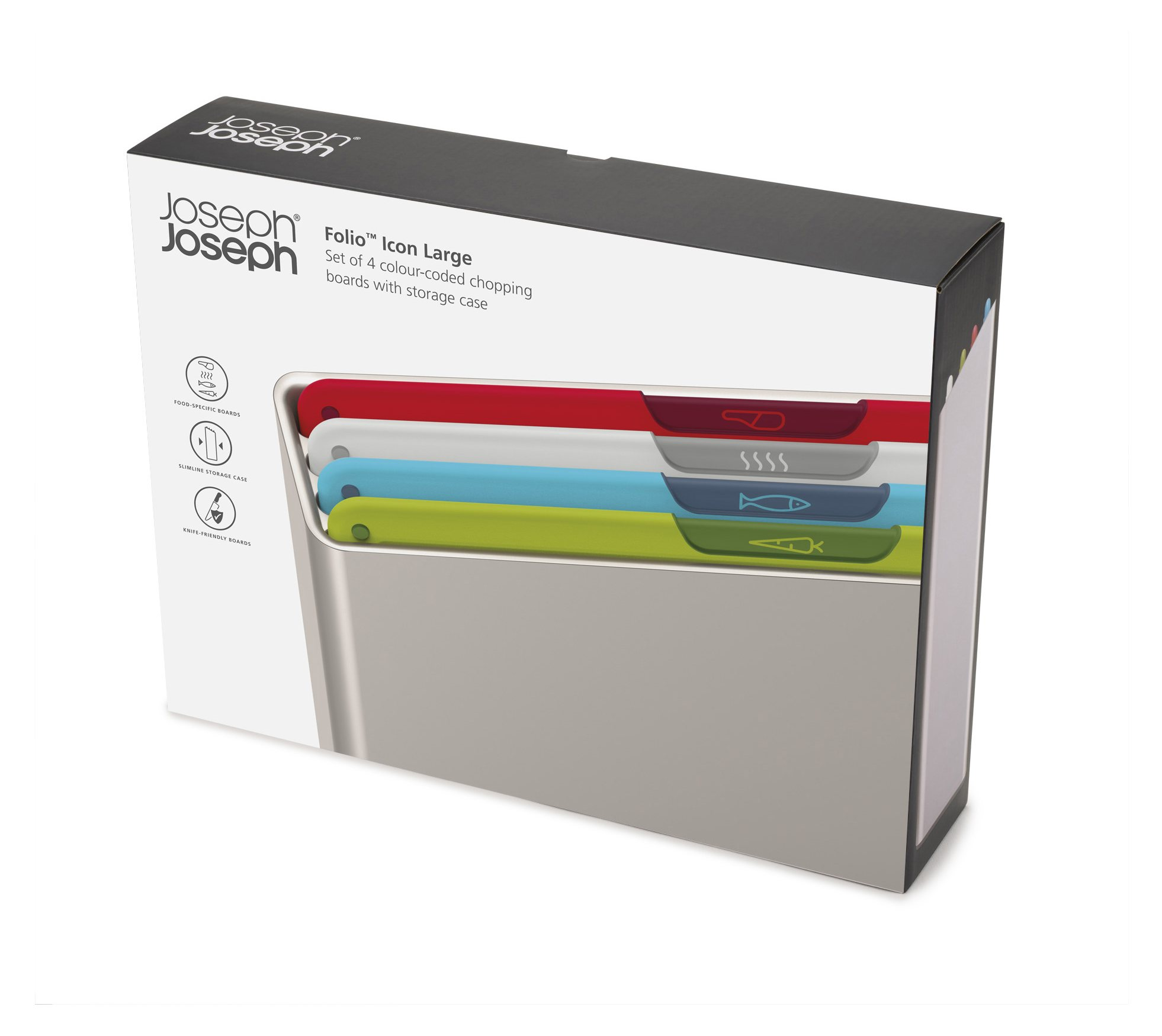 Joseph Joseph Folio Icon 4 Piece Large Board Set Multicolour
