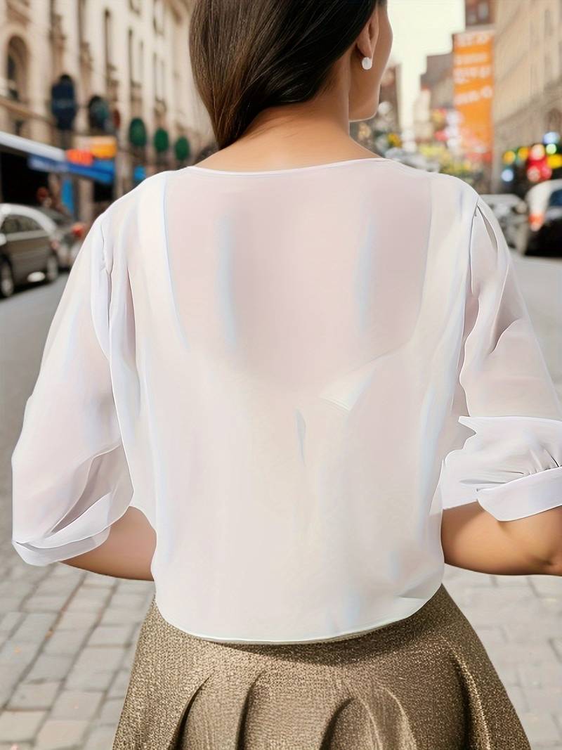 Women's Pearl Sheer Cardigan in Black | Invictora.com