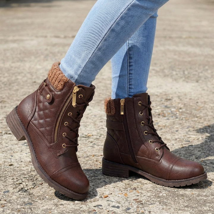 Ancona Women's Leather Ankle Boots product image | Invictora.com