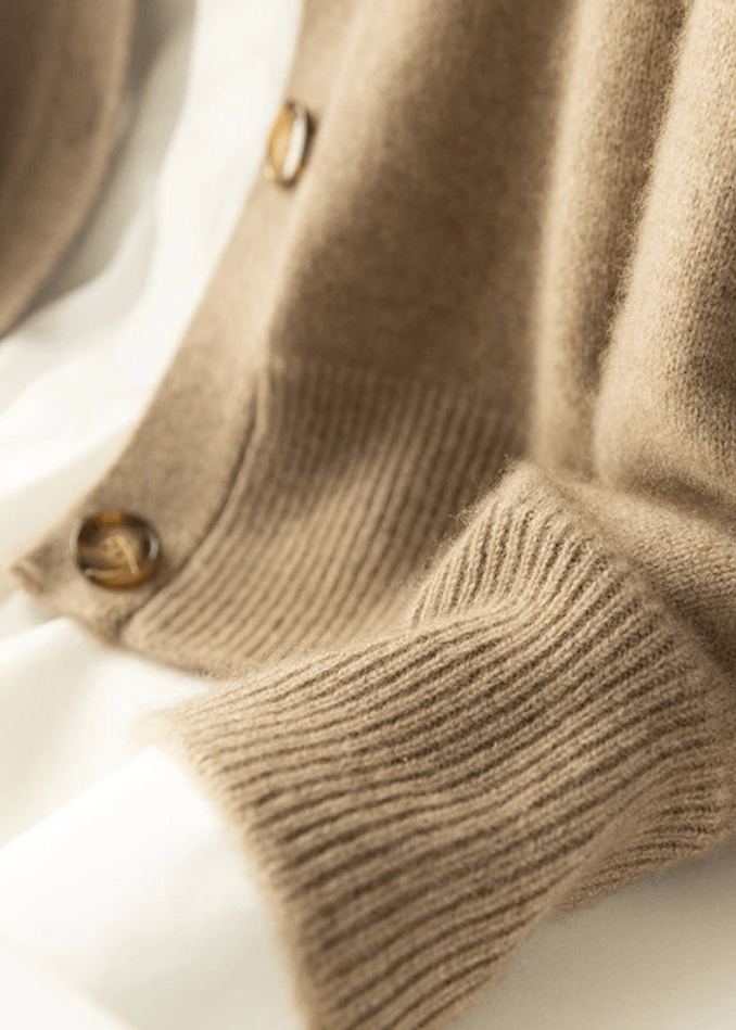 Women's Decorative-Button Cardigan